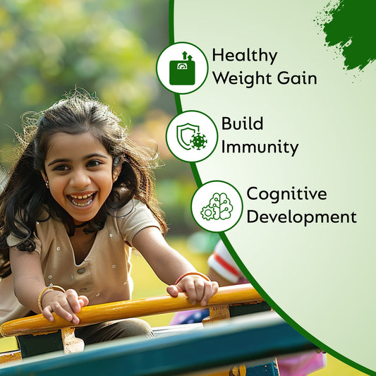 Premium Protein Blend Enriched with Highly Nutritious Moringa Protein for 2-6 yrs old kid.